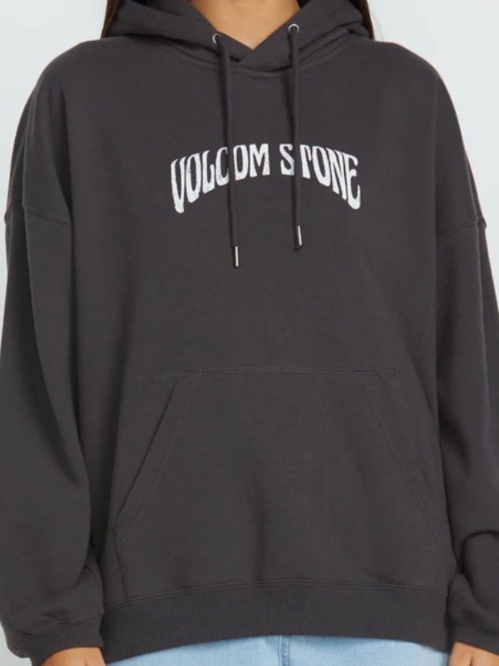 Volcom women’s black hoodie large newest tags